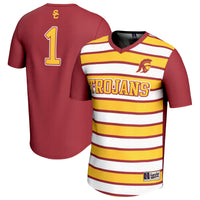 #1 USC Trojans Lightweight Soccer Fashion Jersey - Cardinal