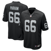 Las Vegas Raiders Dylan Parham Black Game Player Jersey