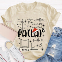 Fa La La Holiday Graphic Tee, Math Teacher Christmas T-Shirt, Humorous Math Equation Christmas Shirt, Winter Educator Present