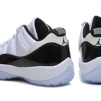 Low Top Sneakers, Black White Colorway, Lace Up Design, Casual Gift for Sneaker Fans
