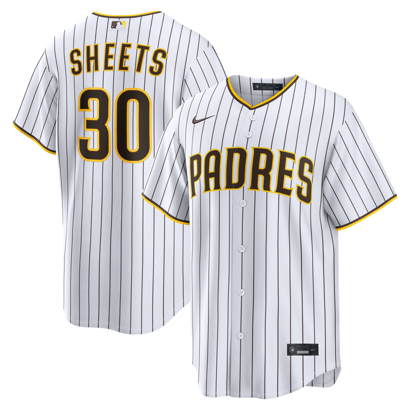 San Diego Padres Gavin Sheets White Home Replica Jersey