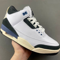 Low Top Sneakers, Blue White Black Colorway, Lace Up Design, Casual Gift for Sneaker Fans