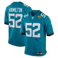 Jacksonville Jaguars DaVon Hamilton Teal Game Jersey