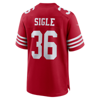 San Francisco 49ers Marques Sigle Scarlet Team Game Jersey