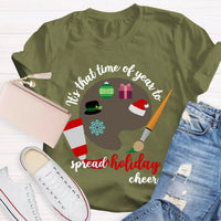 Tis the Season Festive Shirt, Holiday Cheer Christmas T-Shirt, Winter Holiday Graphic Tee, Adorable Christmas Vacation Unisex Present Shirt