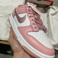 Low Top Sneakers, Pink Colorway, Lace Up Design, Casual Gift for Sneaker Fans
