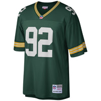 Green Bay Packers Reggie White Green Big & Tall 1996 Retired Player Replica Jersey