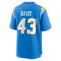 Los Angeles Chargers Michael Davis Powder Blue Game Jersey