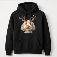 Adorable Christmas Dog Hoodie, Reindeer Goldendoodle Hoodie, Holiday Doodle Hooded Sweatshirt, Xmas Puppy Pullover Hoodie, Dog Lover Xmas Present