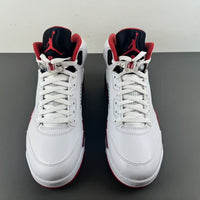 High Top Sneakers, White Black Red Colorway, Lace Up Design, Casual Gift for Sneaker Fans