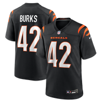 Cincinnati Bengals Oren Burks Black Team Game Jersey