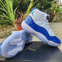 Sneakers, Royal Blue White Colorway, Lace Up Design, Casual Gift for Sneaker Fans