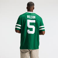 New York Jets Garrett Wilson Legacy Green Team Stitched Limited Jersey
