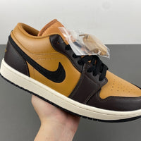 Low Top Sneakers, Black Brown Colorway, Lace Up Design, Casual Gift for Sneaker Fans
