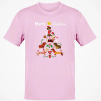 Humorous Holiday Dachshund Graphic Tee, Dachshund Christmas Tree T-Shirt, Adorable Wiener Dog Christmas Shirt, Retro Dachshund Xmas Shirt, Dog Present