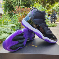 Sneakers, Black Purple Colorway, Lace Up Design, Casual Gift for Sneaker Fans