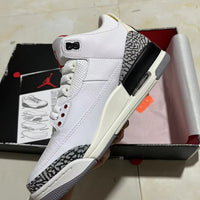 Retro Low Top Sneakers, White Gray Colorway, Lace Up Design, Casual Gift for Sneaker Fans