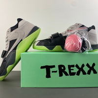 Low Top Sneakers, Neon Green Black Gray Colorway, Lace Up Design, Casual Gift for Sneaker Fans