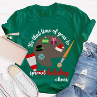 Tis the Season Festive Shirt, Holiday Cheer Christmas T-Shirt, Winter Holiday Graphic Tee, Adorable Christmas Vacation Unisex Present Shirt