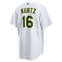 Athletics Nick Kurtz White Home Replica Player Jersey