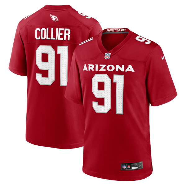 Arizona Cardinals L.J. Collier Cardinal Team Game Jersey