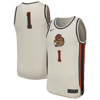Natural Oregon State Beavers Replica Basketball Jersey