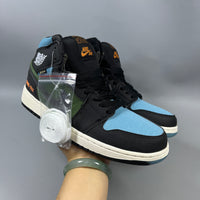 High Top Sneakers, Black Colorway, Lace Up Design, Casual Gift for Sneaker Fans