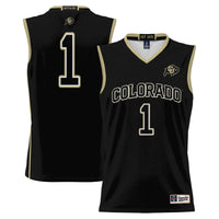 #1 Colorado Buffaloes Replica Lightweight Basketball Jersey - Black