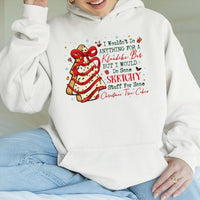 Little Debbie Snack Tree Holiday Sweatshirt, Christmas Tree Cake Hoodie, Adorable Nostalgic Xmas Pullover, Comfy Winter Holiday Foodie Present