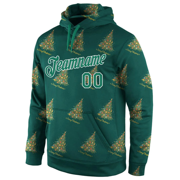 Personalized Name and Number Holiday Sweatshirt, Custom Christmas Sports Hoodie, Festive Team Pullover Hoodie, Winter Game Da