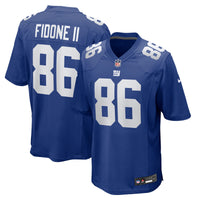 New York Giants Thomas Fidone II Royal Team Game Jersey