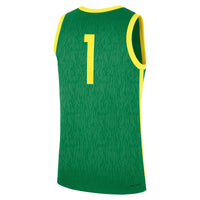 Green Oregon Ducks Road Replica Basketball Jersey