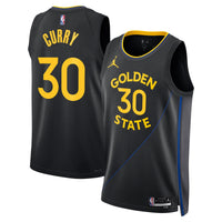 Golden State Warriors 2024/25 Statement Edition Swingman Jersey - Black - Stephen Curry