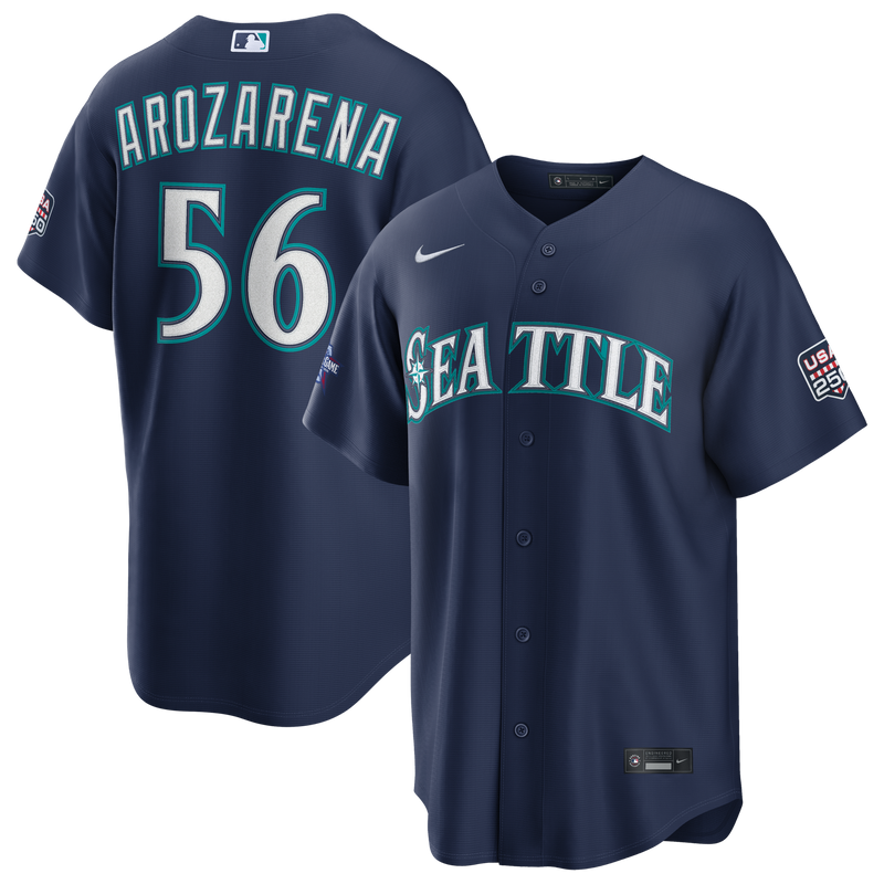 2026 All-Star Game Seattle Mariners Randy Arozarena Navy Replica Jersey
