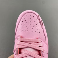 Low Top Sneakers, Pink Gold Colorway, Lace Up Design, Casual Gift for Sneaker Fans