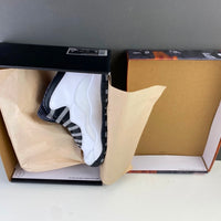 High Top Sneakers, White Black Gray Colorway, Leather Footwear, Lace Up Design, Casual Gift for Sneaker Fans