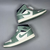 High Top Sneakers, Green Colorway, Lace Up Design, Casual Gift for Sneaker Fans