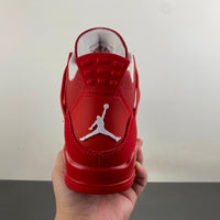 Mid Top Sneakers, Red Colorway, Cracked Pattern, Lace Up Design, Casual Gift for Sneaker Fans