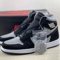 High Top Sneakers, Black Gray Colorway, Lace Up Design, Casual Gift for Sneaker Fans