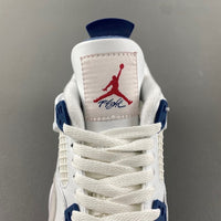 Low Top Sneakers, Blue White Gray Navy Colorway, Leather Footwear, Lace Up Design, Casual Gift for Sneaker Fans
