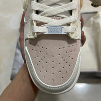 Low Top Sneakers, Off White Brown Colorway, Lace Up Design, Casual Gift for Sneaker Fans