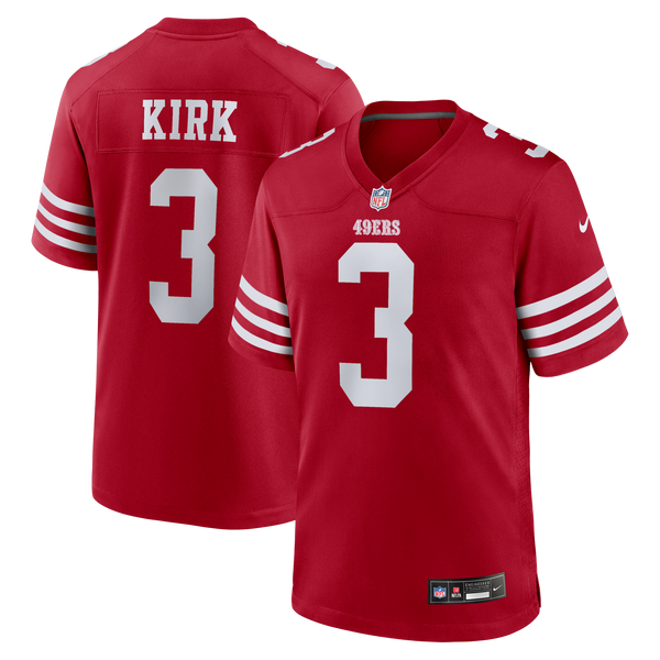 San Francisco 49ers Christian Kirk Scarlet Team Game Jersey