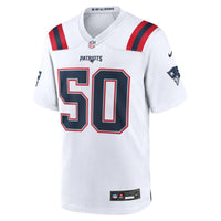 New England Patriots Mike Vrabel White Retired Player Game Jersey