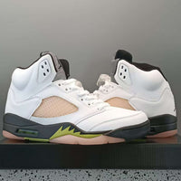 High Top Sneakers, White Pink Green Colorway, Lace Up Design, Casual Gift for Sneaker Fans