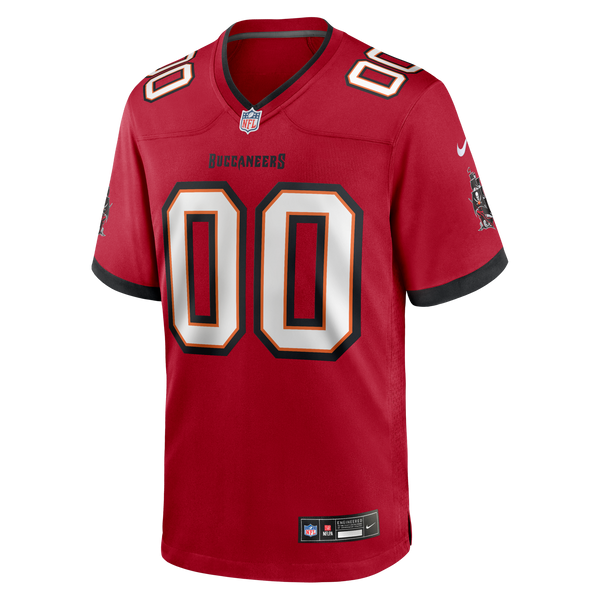 Red Tampa Bay Buccaneers Team Custom Game Jersey