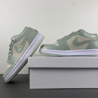 Low Top Sneakers, Green Colorway, Lace Up Design, Casual Gift for Sneaker Fans