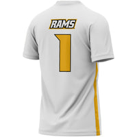 #1 VCU Rams Soccer Lightweight Fashion Jersey - White
