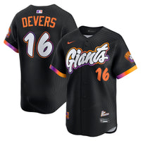 San Francisco Giants Rafael Devers Black 2025 City Connect Limited Player Jersey