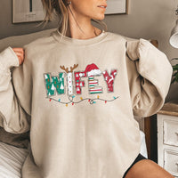 Reindeer Antler Hubby Holiday Sweater, Hubby Christmas Sweatshirt, Husband Christmas Sweatshirt, Matching Couples Crewneck, Present for Him