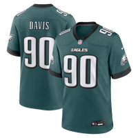 Philadelphia Eagles Jordan Davis Midnight Green Team Game Jersey
